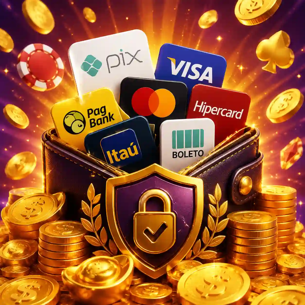 PIX cartão e cripto